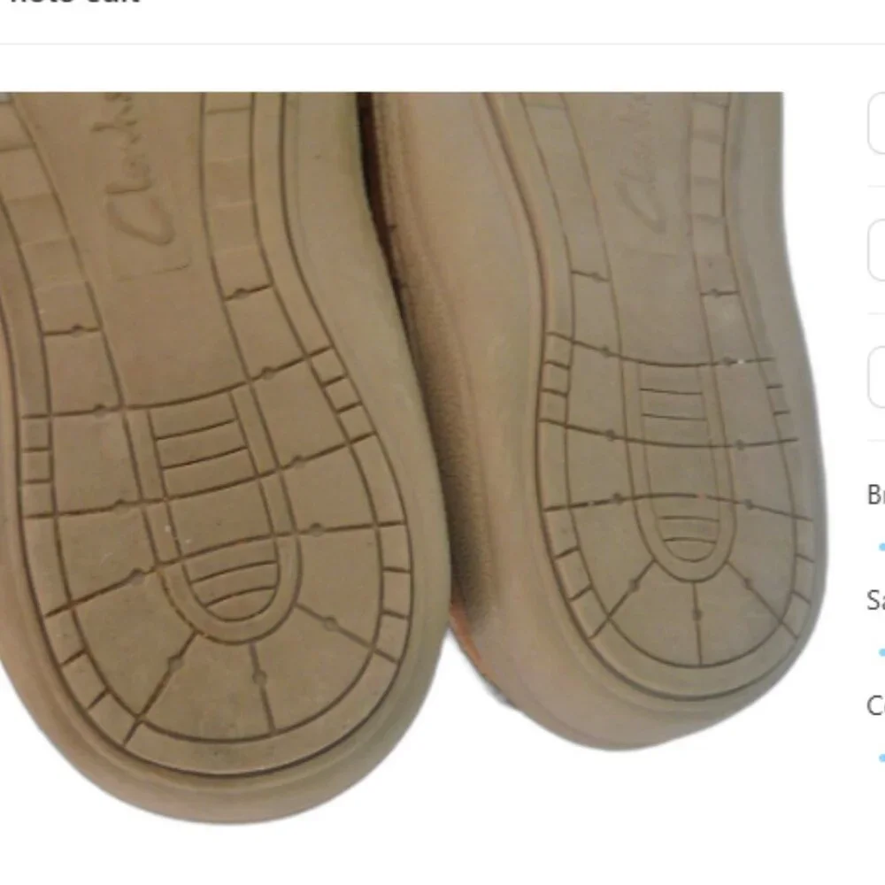 CLARKS SUEDE SLIPPERS INDOOR/OUTDOOR 9